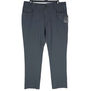 Travis Mathew‎ Mens 38X32 Black Heather Open To Close Casual Golf 5 Pocket Pants